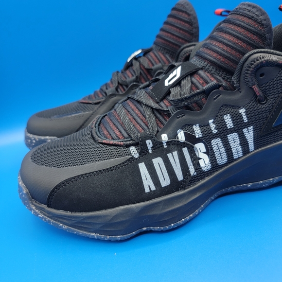 Adidas Dame 7 Extply GCA Core Black White-Vivid Red Mens Shoes Size 8 GV9872 New - Picture 4 of 12